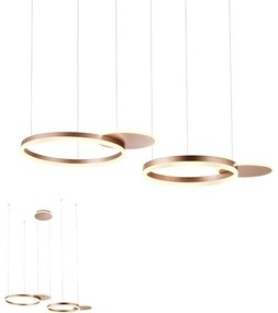 Redo 01-2607 - LED Dimmelhető csillár zsinóron SIGUA LED/99W/230V 3000K barna