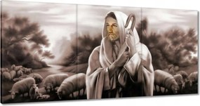 Vászonkép 60x30 Jó Pásztor Bárányok