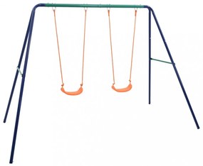 acél hintakészlet 2 db üléssel