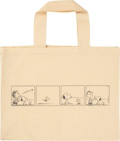 PEANUTS pamut táska 38x50cm ,Snoopy és Charlie
