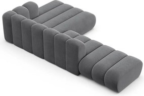 Világosszürke sarokkanapé (jobb oldali) Lupine – Micadoni Home