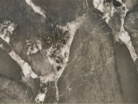 Étkezőasztal Fenix (szürke márvány + fekete) (4 és 8 személy számára). 1092390
