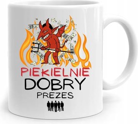 Az Elnök-vezérigazgató Számára Pokolian Jó Bögre fényképes nyomtatással