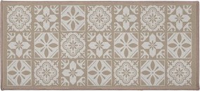 Bézs textil fürdőszobai kilépő 50x120 cm Constantine – douceur d'intérieur
