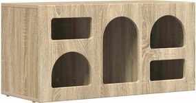 vidaXL TV szekrény Sonoma tölgy 80 x 35 x 40 cm Faanyag