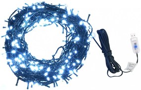hideg fehér 400 LED-es kültéri/beltéri fényfüzér 40 m