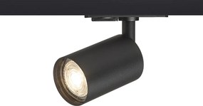 RENDL DUDE egyáramkörös sínre fekete 230V LED GU10 9W