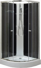 Marco Black II zuhanykabin 90x90x195 cm