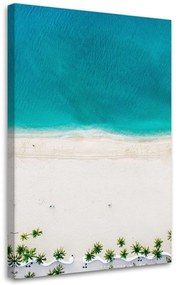 Gario Vászonkép Üres strand - Nikita Abakumov Méret: 40 x 60 cm