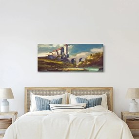 Kép - Középkori vár (120x50 cm)