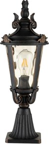 Elstead klasszikus kültéri állólámpa baltimore borostyán antik bronz elsbt3-m IP44