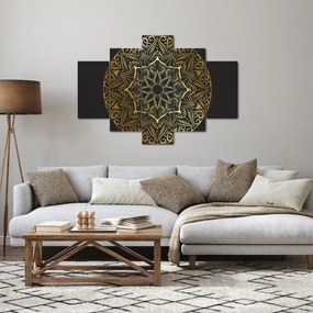 Az arany absztrakció képe (150x105 cm)