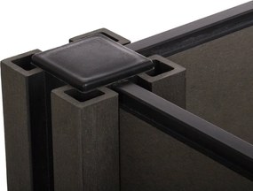 Emelt virágágyás G21 Crop 183 x 68 x 54, WPC, Eben, 54 cm