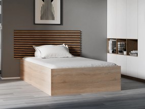 BELLA ágy 120x200 cm, sonoma tölgy Ágyrács: Ágyrács nélkül, Matrac: Coco Maxi 19 cm matrac