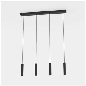 Fekete LED függőlámpa fém búrával ALMUDAINA – EGLO