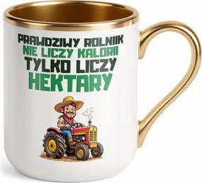 Prémium Bögre Arany Gazda Mezőgazdasági Traktor Vicces Ajándék