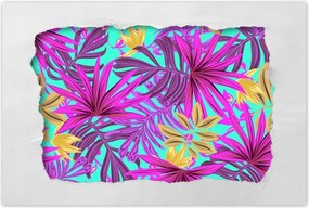 Poszterek 120x80 Egzotikus levelek Trópusok