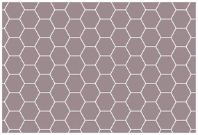 Tapéta modern hatszög minta