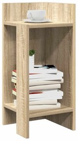 2 db sonoma tölgy kisasztal polccal 25,5 x 27 x 60 cm