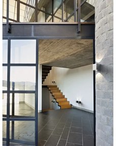 Nordlux - LED kültéri fali lámpa CANTO 2xLED/6W/230V IP44 ezüst