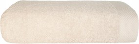 Puha, krémszínű törölköző 70x140 cm, 100% pamut, 500 g/m²