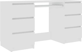 vidaXL fehér szerelt fa íróasztal 140 x 50 x 77 cm