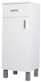 Viva STYLE fürdőszobai ÁLLÓSZEKRÉNY 85 alacsony POLCOS - 1 fiók - BALOS - 35 x 33 x 85 cm