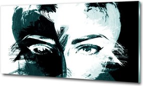 Fotó üvegfestmény Absztrakt nő 100x50