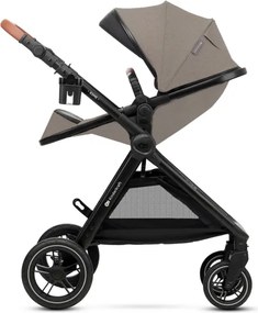 KINDERKRAFT - Kombinált babakocsi 3in1 ESME Sand bézs + autósülés MINK PRO
