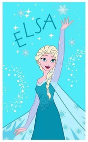 Disney Jégvarázs Elsa kéztörlő, arctörlő, törölköző 30x50 cm