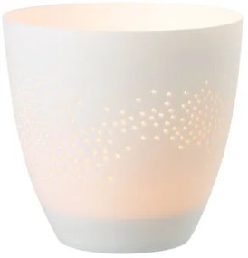 Fehér porcelán gyertyatartó SNOWLIGHTS