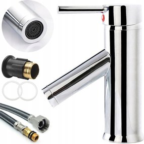 Mosdó Csaptelep Álló Fürdőszobai Csaptelep Pultra Szerelhető Króm