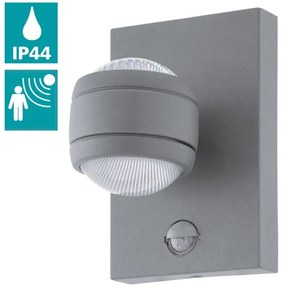 Eglo 96019 - LED Kültéri fali lámpa a mozgásérzékelős SESIMBA 1 2xLED/3,7W
