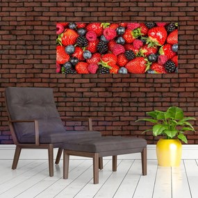 Kép - gyümölcs rakomány (120x50 cm)