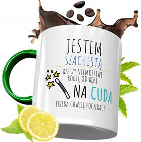 Zöld Bögre Sakkozónak Születésnapi Ajándék fényképes nyomtatással