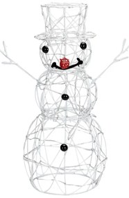 Aigostar-LED Kültéri karácsonyi dekoráció LED/3,6W/31/230V 6500K 60cm IP44 hóember