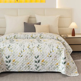 Ágytakaró CITRUS GARDEN, fehér Méret: 220 x 240 cm