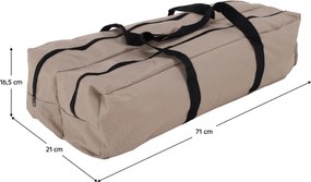 Kempingasztal, barna, ARTUR