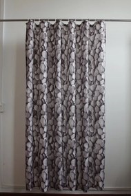 Zuhanyfüggöny - NEW STONE - Impregnált textil - 180 x 200 cm