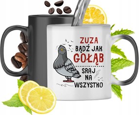 Mágikus bögre Zsuzsa számára matt fekete, fényképes nyomtatással 330ml