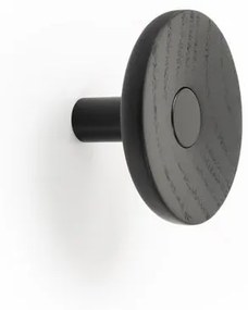 Fogas Viefe ZOOT gomb, 90mm, fa-alumínium, matt fekete + fekete lakkozott EI