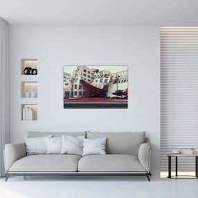 Kép - építészeti épület (90x60 cm)