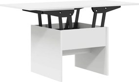 vidaXL Dohányzóasztal Fehér 55 x 54,5 x 45 cm Faanyag