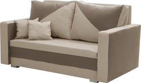 ASTRA1 Kétszemélyes kinyitható kanapé Bézs/barna