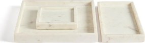 Márvány dekoratív tálca 18x35 cm Serela – Kave Home
