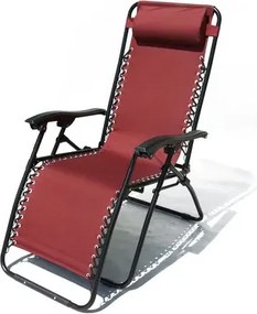 ROJAPLAST Kerti szék összecsukható 2320 OXFORD bordó