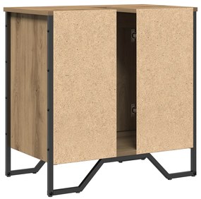 Fürdőszobai Mosdószekrény Tölgy 60x35x50 cm Szerelt Fa