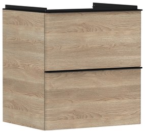 Hansgrohe Xelu Q szekrény 58x49.5x60.5 cm Függesztett, mosdó alatti fekete 54025670