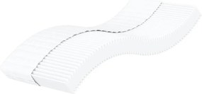 vidaXL fehér H2/H3 keménységű habmatrac 90 x 210 cm