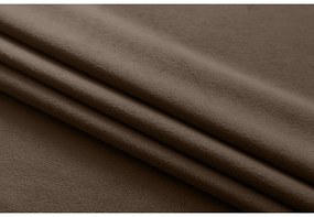Barna sötétítő függöny VELVET 140x270 cm Felfüggesztés: Hullámos sínszalag
